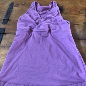 Lululemon pink tank top
